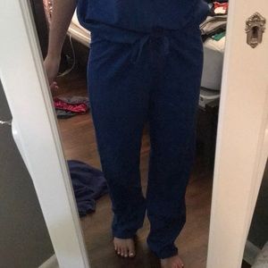 Royal blue scrub set